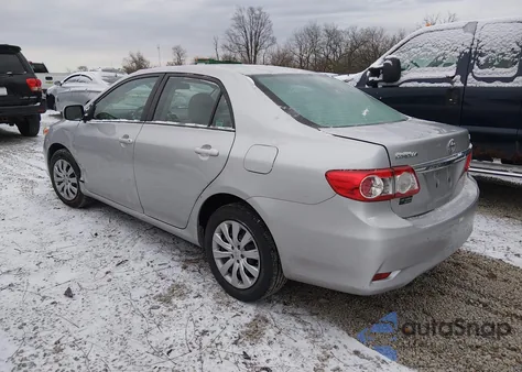2012 Toyota Corolla Le z USA, uszkodzony, nr VIN 2T1BU4EE2CC802262